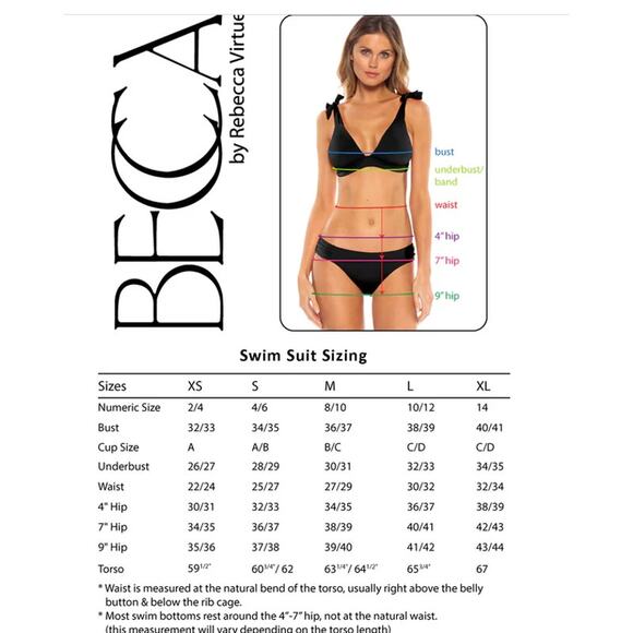 Becca by Rebecca Virtue One-Piece Swimsuit Canyon View Londyn Ring Gold Stripped - Picture 8 of 10